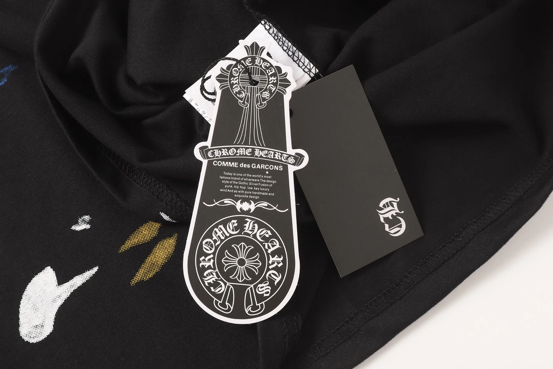 85 Chrome Hearts/ T Quality Colour：Black White Size: S M L XL